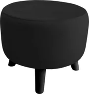 Pufy i podnóżki - Atos Pufa ALA noga czarna MG19 - miniaturka - grafika 1