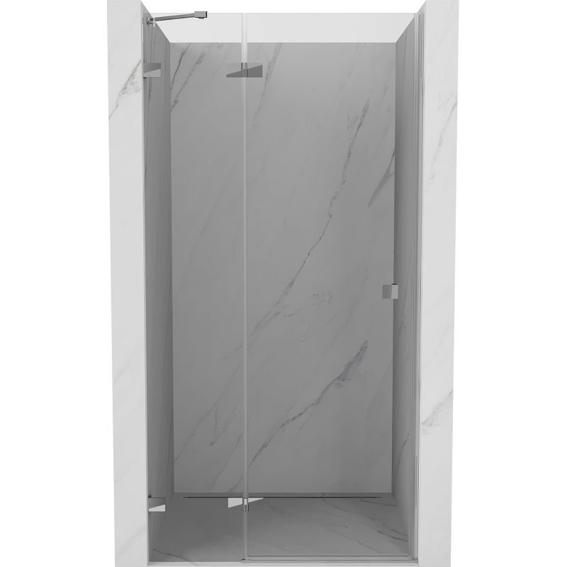 Mexen Lunar drzwi prysznicowe uchylne lewe 110 cm, transparent, chrom - 834-110-000-01-00-L