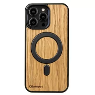 Etui i futerały do telefonów - Drewniane Etui Bewood iPhone 14 Pro Max Dąb MagSafe - miniaturka - grafika 1