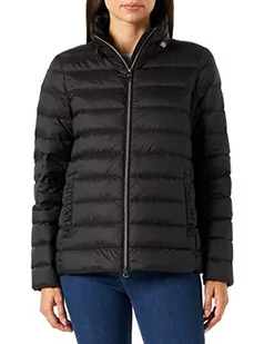 Geox Płaszcz damski D Jaysen Down Coat, czarny, 42 - Płaszcze damskie - miniaturka - grafika 1