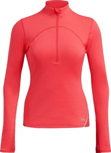 Under Armour Damska koszulka UNDER ARMOUR Vanish CW 1/2 Zip różowa L - Koszulki i topy damskie - miniaturka - grafika 1