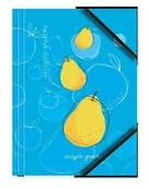 Teczki i skoroszyty - Teczka A4 kartonowa z gumką narożną gruszka (6szt) - miniaturka - grafika 1