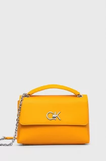Torebki damskie - Calvin Klein torebka kolor pomarańczowy - grafika 1