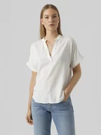 Bluzki damskie - Vero Moda Bluzka w kolorze białym - miniaturka - grafika 1