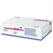 Rękawiczki jednorazowe - Peha-soft nitrile, rękawice nitrylowe, niejałowe, bezpudrowe, białe, rozmiar M, 200 sztuk - miniaturka - grafika 1