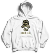 Gadżety dla niej i dla niego - Bluza z kapturem - BIKER Bluza Motoryzacyjna dla Motocyklisty Prezent - miniaturka - grafika 1