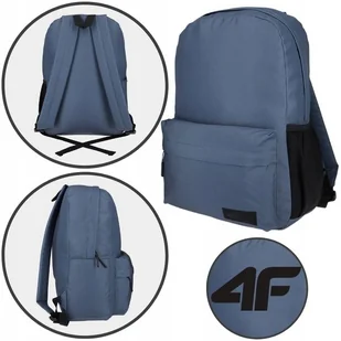 4F Plecak U083, Unisex Dorosły, Jeden rozmiar, Navy - Plecaki - miniaturka - grafika 2