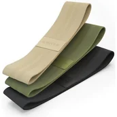 Gumy, taśmy, ekspandery - Zestaw gum do ćwiczeń CENTR Fabric Resistance Bands - miniaturka - grafika 1