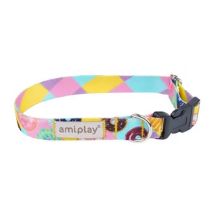 amiplay Obroża regulowana BeHappy dla Psa L Donut - Obroże dla psów - miniaturka - grafika 1