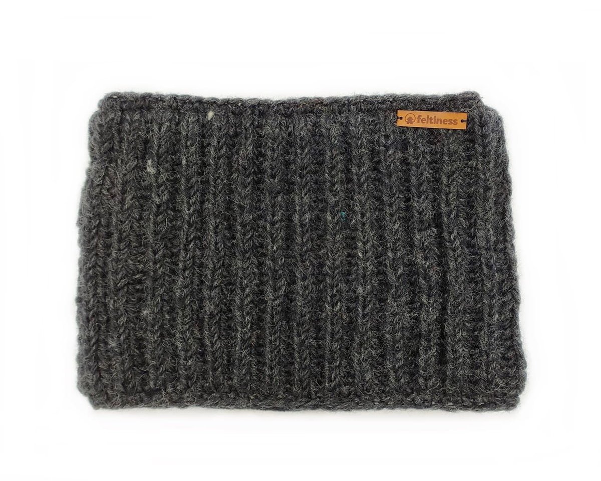 Feltiness, Komin wełniany czarny, 100% wełna owcza