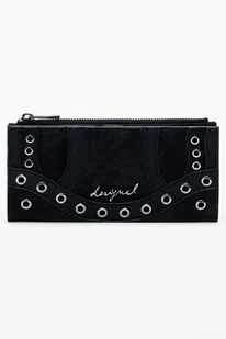 Czarny portfel damski Desigual - DESIGUAL - Portfele - miniaturka - grafika 1