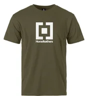 Koszulki męskie - t-shirt HORSEFEATHERS BASE T-SHIRT burnt olive - miniaturka - grafika 1