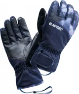 Rękawice narciarskie - Hi-Tec Rękawice męskie Huni Dress Blue Melange/Dress Blue Print r. S/M - miniaturka - grafika 1