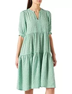 Sukienki - Part Two Damska sukienka Nidiapw Dr Dress, krasnal z korą w kratkę, Leprechaun kratka z kory, 42 PL - miniaturka - grafika 1