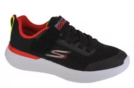 Buty dla chłopców - Skechers Go Run 400 V2 Krozor 405101L-BKRD chłopięce sneakersy, czarne, rozmiar 29 - miniaturka - grafika 1