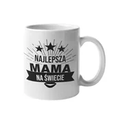 Gadżety dla niej i dla niego - Kubek na urodziny z napisem Najlepsza mama na świecie - miniaturka - grafika 1