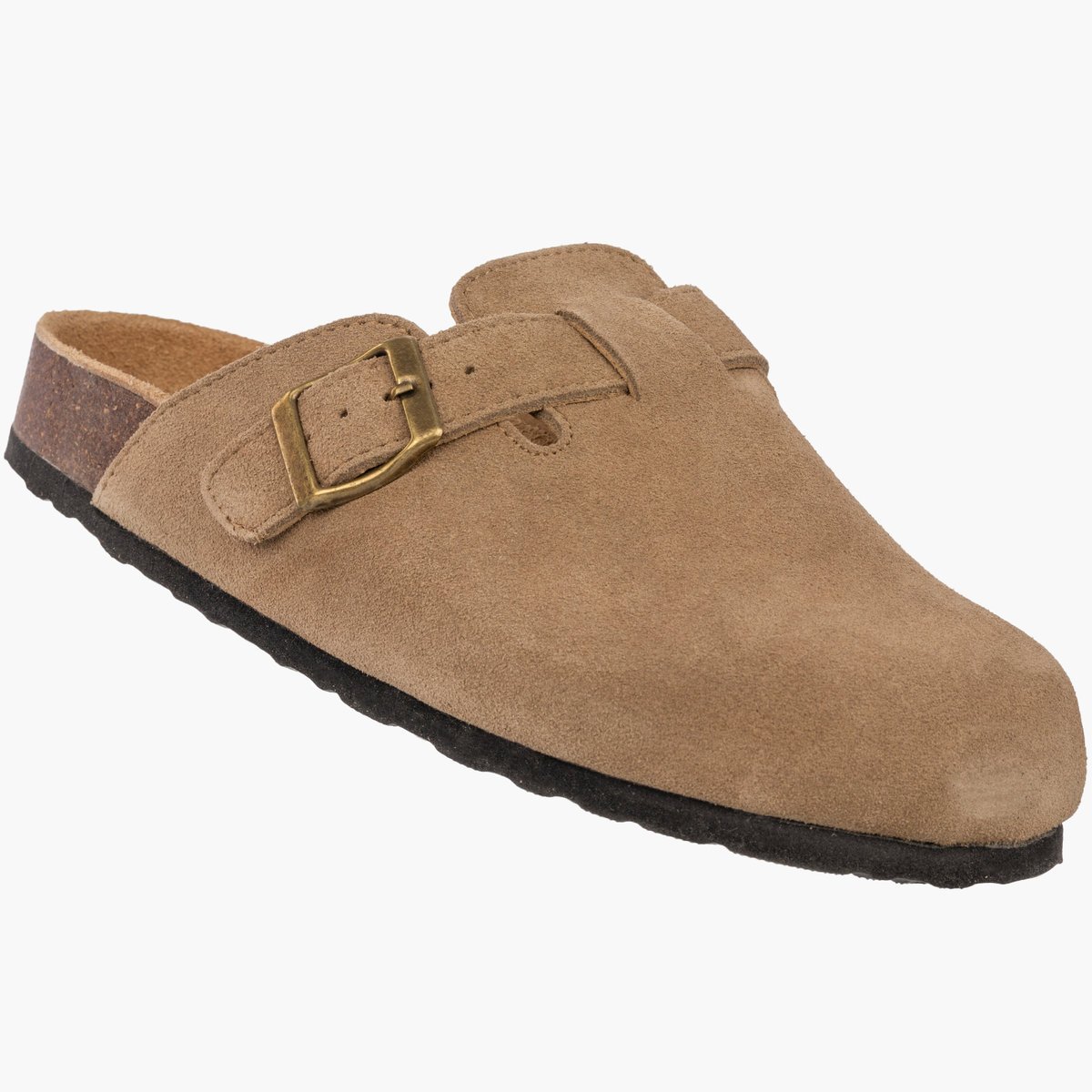 Klapki Damskie Skórzane Buty Chodaki Casual Zamszowe Brązowe FILIPPO 36