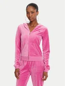 Bluzy damskie - Juicy Couture Bluza Robyn JCSEBJ007G Różowy Slim Fit - miniaturka - grafika 1