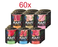 Mokra karma dla psów - DOLINA NOTECI Rafi dla psa mix smaków 60x400g - miniaturka - grafika 1