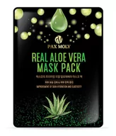 Maseczki do twarzy - PAX MOLY PAX MOLY Real Aloe Vera Mask Pack Nawilżająco-łagodząca maska w płachcie 25ml 61202-uniw - miniaturka - grafika 1