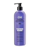 Szampony do włosów - Farouk Chi Ionic Color Illuminate Shampoo Platinium Blonde Ph 5.5 Szampon Neutralizujący Żółte Refleksy 355ml - miniaturka - grafika 1