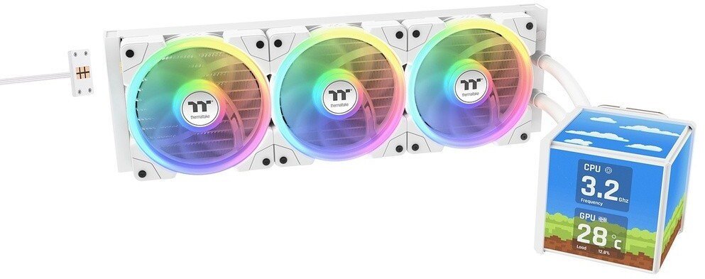 Thermaltake MINECUBE 360 Ultra AIO ARGB Fan white CL-W482-PL12SW-A