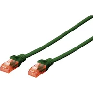 Patchcordy - Digitus Patch cord U/UTP kat.6 PVC 2m zielony DK-1612-020/G - miniaturka - grafika 1