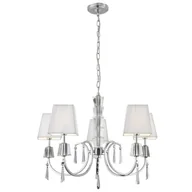 Lampy sufitowe - Portico żyrandol 5-punktowy chrom 6885-5CC - miniaturka - grafika 1