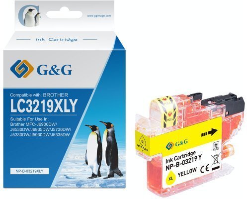 Tusz G&G nabój z tuszem 1 szt. Zamiennik Wysoka XL wydajność Żółty 13990