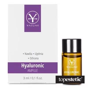 Yasumi Yasumi Hyaluronic Ampułka z kwasem hialuronowym 3 ml - Pozostałe kosmetyki do pielęgnacji twarzy - miniaturka - grafika 1