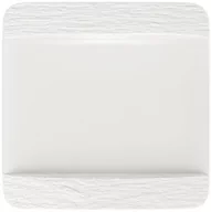 Serwisy obiadowe - Villeroy & Boch Talerz do serwowania kwadratowy Manufacture Rock blanc - miniaturka - grafika 1