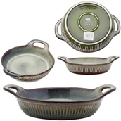 Formy do ciast - NACZYNIE ŻAROODPORNE CERAMICZNE FORMA DO PIECZENIA ZAPIEKANIA ø21 cm 0.9L - miniaturka - grafika 1