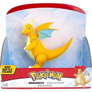 Pokemon Figurka Smok Dragonite Duża 25cm - Figurki dla dzieci - miniaturka - grafika 3