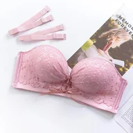 Biustonosze - Biustonosz bez ramiączek pushup - miniaturka - grafika 1