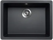 Zlewozmywaki - Zlewozmywak granitowy Pyramis Calto 550x430 1B Carbon Darmowa dostawa od 99 zł! - miniaturka - grafika 1