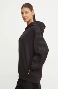 EA7 Emporio Armani bluza damska kolor czarny z kapturem z aplikacją PJZKZ.6DUM02 - Bluzy damskie - miniaturka - grafika 1