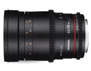 Obiektyw Samyang 135mm T2.2 VDSLR ED UMC Pentax (F1312204101) - Obiektywy - miniaturka - grafika 1