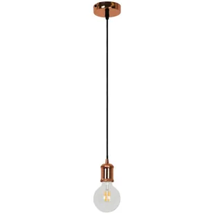 Zawiesie do lampy Russo E27 miedziane - Akcesoria do oświetlenia - miniaturka - grafika 1