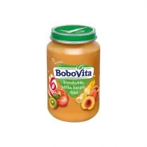 Bobovita Deserek Owoce - jabłka, brzoskwinie i kiwi - bez konserwantów i dodatków - Desery dla dzieci - miniaturka - grafika 2