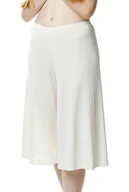 Bielizna nocna - Półhalkospodnie damskie Anastazja szeroka nogawka : Kolor - Ecru, Rozmiar - 54 - miniaturka - grafika 1