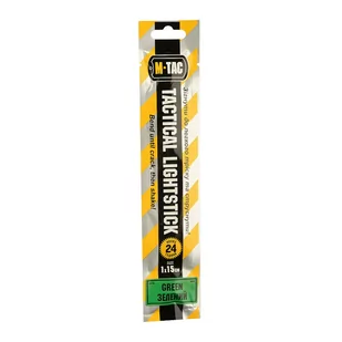 Światło chemiczne M-Tac 6'' / 150mm, Green (711500424-G) - Survival - akcesoria - miniaturka - grafika 1