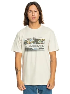 Quiksilver Koszulka Męska Biały XS - Koszulki męskie - miniaturka - grafika 1