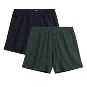 Majtki męskie - BOKSERKI MĘSKIE luźne bawełniane 2MBX-077 oddychające Atlantic *S - miniaturka - grafika 1