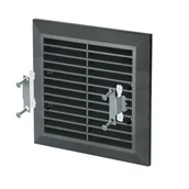 Kratki wentylacyjne - Osłona wentylatora 14x14 TUS grafit - miniaturka - grafika 1