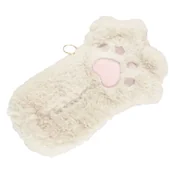 Piórniki - Piórnik PLUSZOWY Łapka kota BEŻ - miniaturka - grafika 1