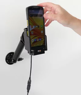Brodit Uchwyt aktywny do Zebra TC53 - Uchwyty samochodowe do telefonów - miniaturka - grafika 3