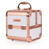 Kosmetyczki, organizery i kuferki - INGLOT, kufer kosmetyczny diamentowy mini white & rose gold - miniaturka - grafika 1