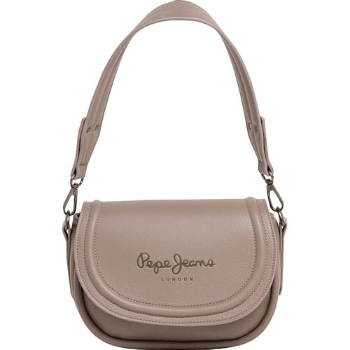 Pepe Jeans Damska torba CRISHA Code, szara (Yale Grey), jeden rozmiar, Szary (Yale Grey), Rozmiar Uniwersalny
