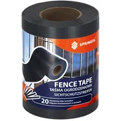 Ogrodzenia - Taśma ogrodzeniowa PVC 35m x 19 cm 450 g/m2 z klipsami mocującymi 20 szt. antracyt - miniaturka - grafika 1