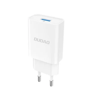 Dudao ładowarka sieciowa EU USB 5V/2.4A QC3.0 Quick Charge 3.0 biały (A3EU white) - Ładowarki do telefonów - miniaturka - grafika 2